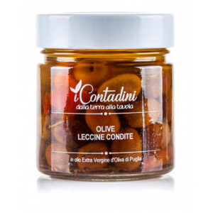 Olive leccine condite I Contadini