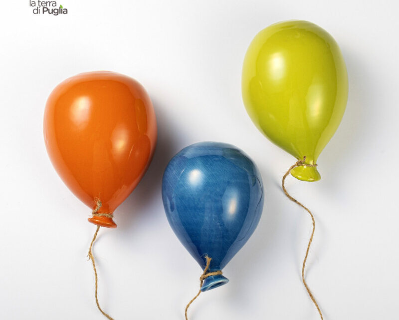 Palloncini in ceramica colorati: così belli che sembrano veri