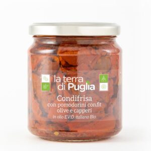 pomodori semisecchi con olive e capperi - condifrisa - Salentocongusto.com