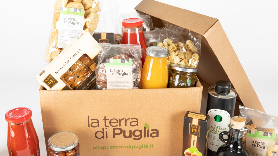 Confezione regalo con olio extravergine pugliese