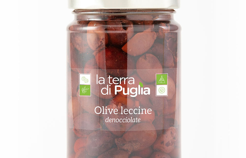 Olive leccine in salamoia