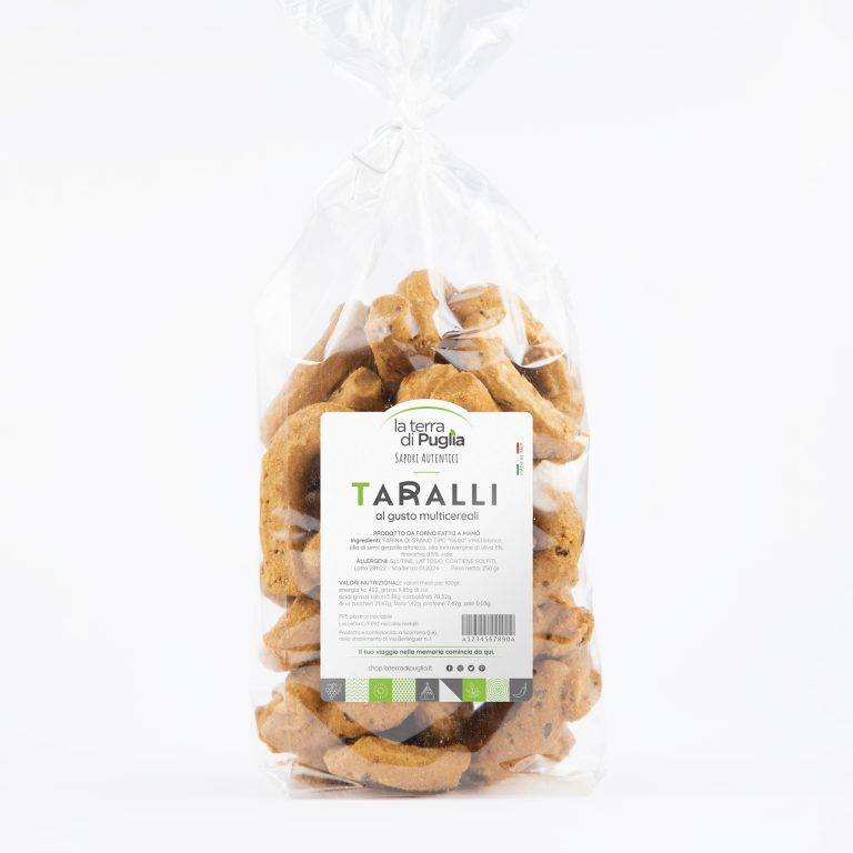 Taralli multicereali salentini - ingrosso prodotti tipici