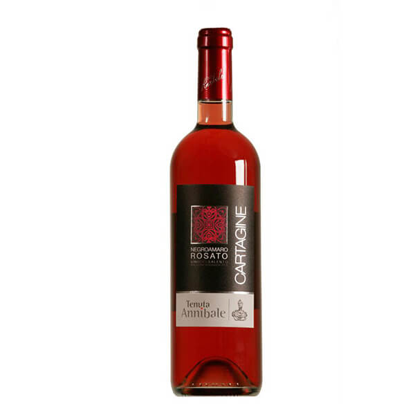 Vino rosato annibale Cartagine Vino rosato negroamaro Cartagine Tenute Annibale